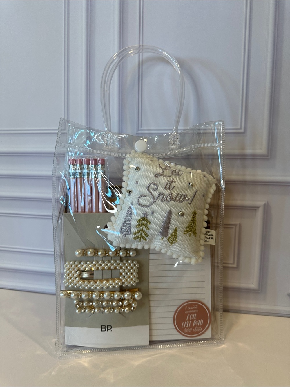 Pink Mini Stationery Kit & BP. Hair Pins Set Gift Bag #2